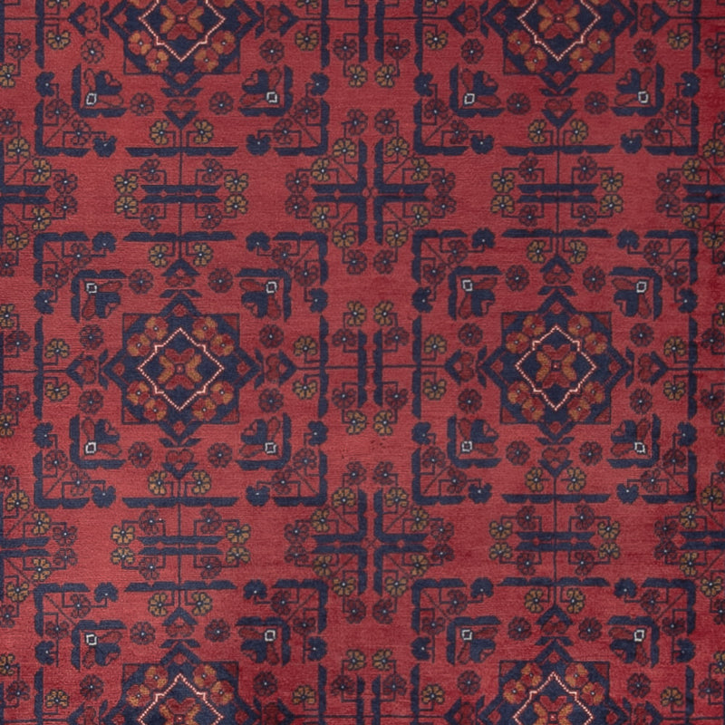 Afghan Rug - Royal - 294 x 197 cm - dark red