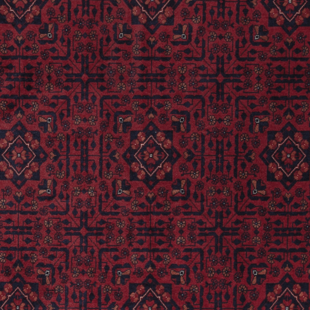 Afghan Rug - Royal - 303 x 201 cm - dark red