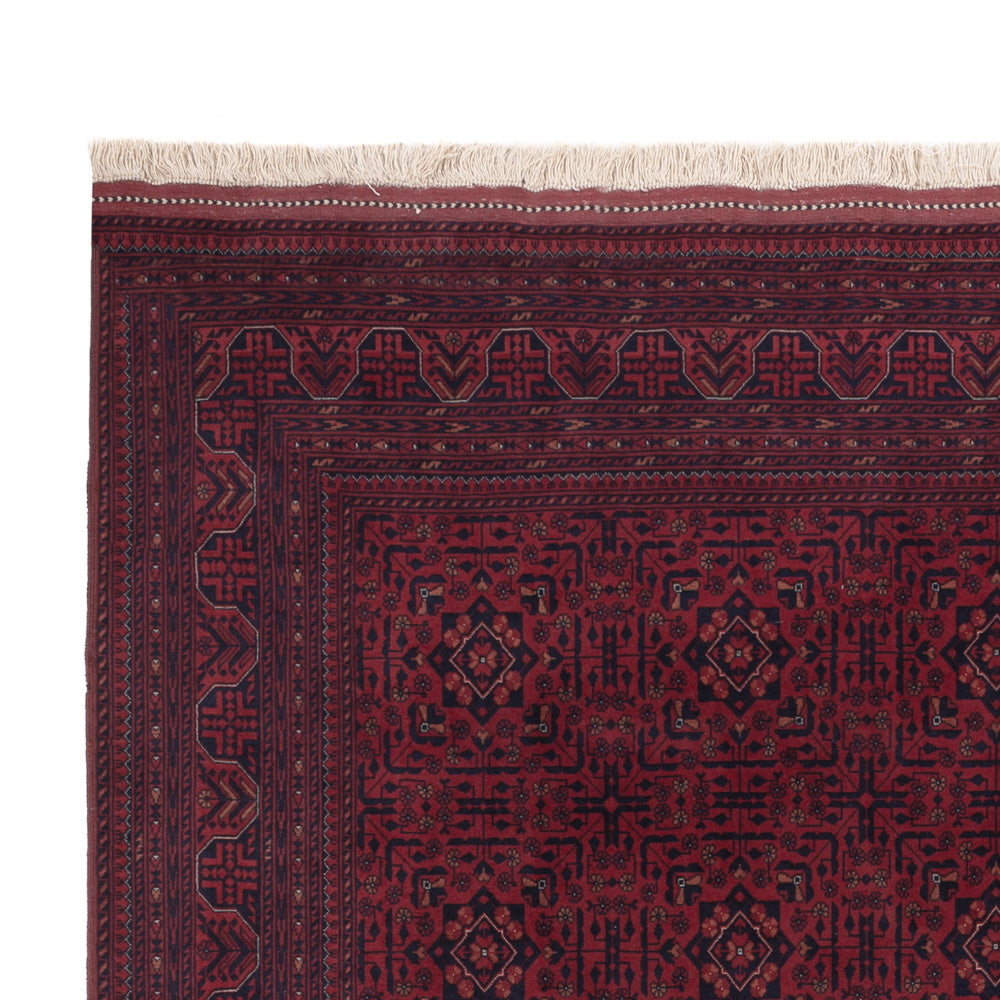 Afghan Rug - Royal - 303 x 201 cm - dark red