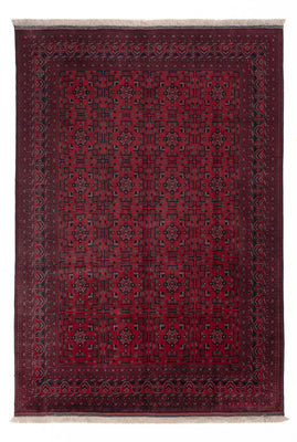 Afghan Rug - Royal - 293 x 196 cm - dark red