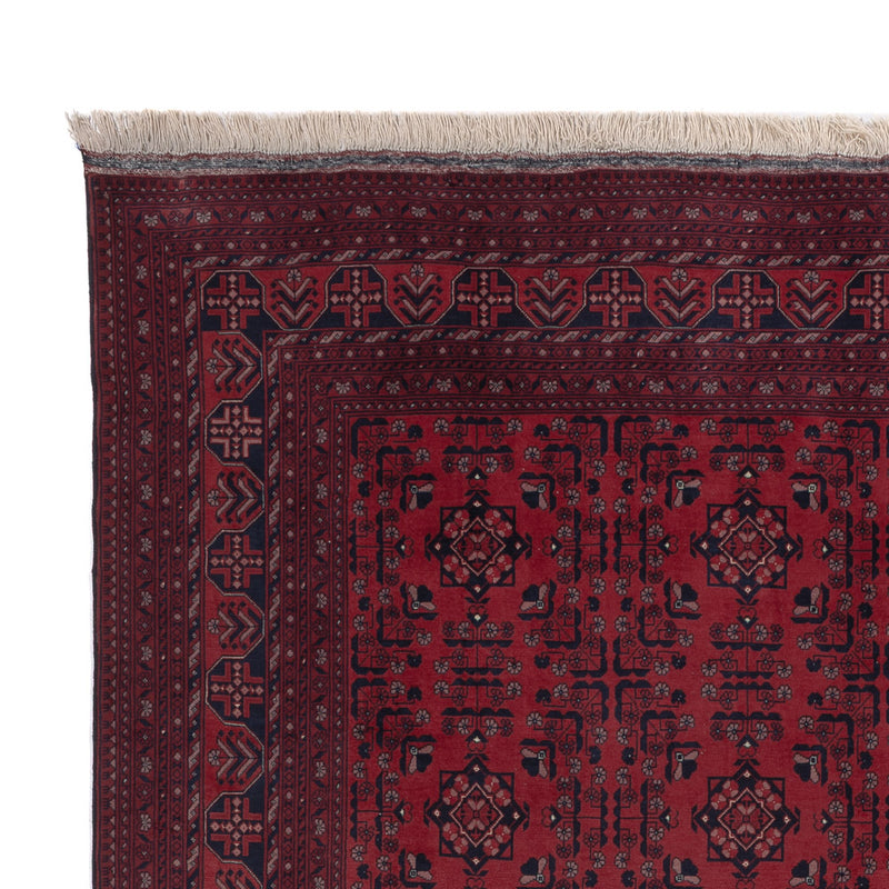 Afghan Rug - Royal - 293 x 196 cm - dark red