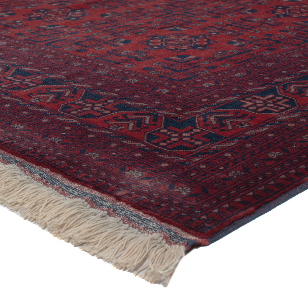 Afghan Rug - Royal - 293 x 196 cm - dark red