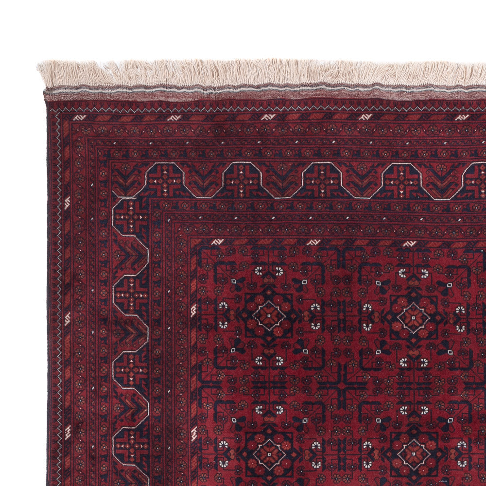 Afghan Rug - Royal - 298 x 199 cm - dark red