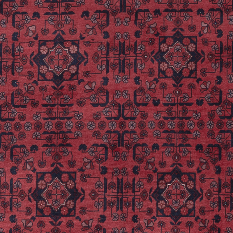 Afghan Rug - Royal - 292 x 199 cm - dark red