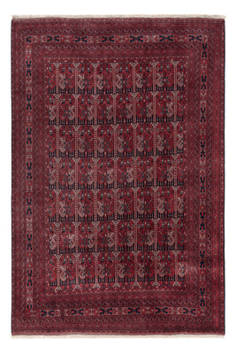 Afghan Rug - Royal - 294 x 199 cm - dark red