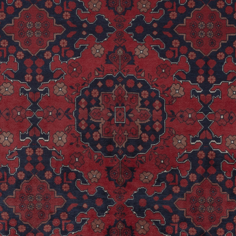 Afghan Rug - Royal - 298 x 204 cm - dark red