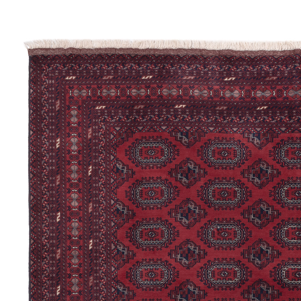 Afghan Rug - Royal - 296 x 200 cm - dark red