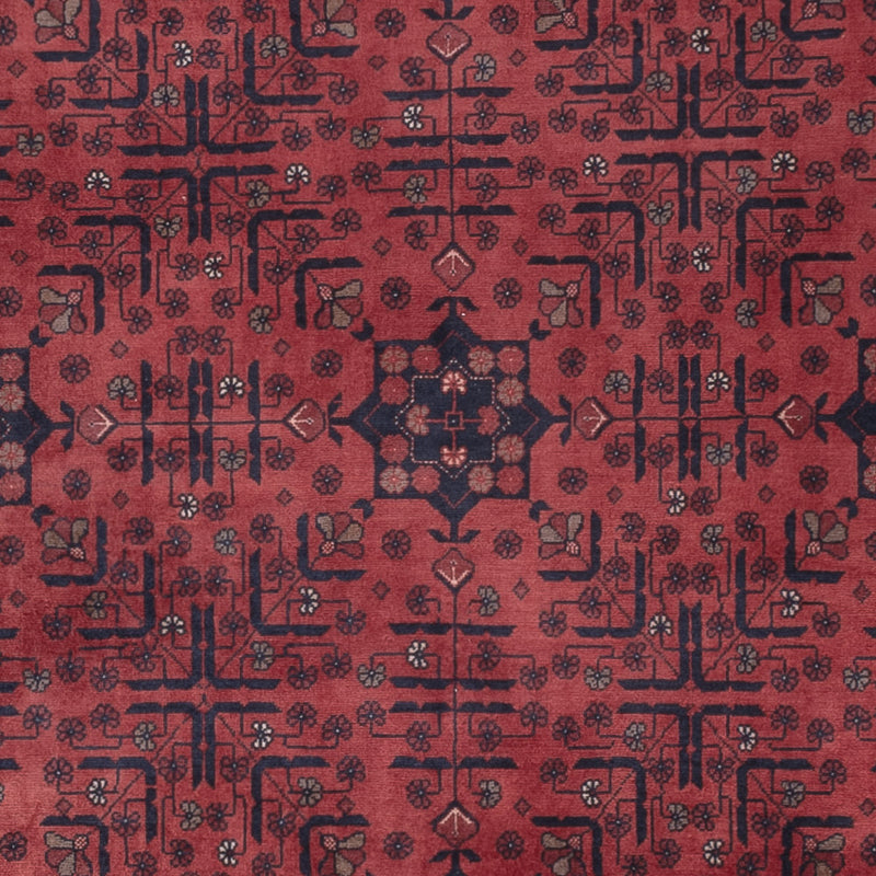 Afghan Rug - Royal - 299 x 198 cm - dark red
