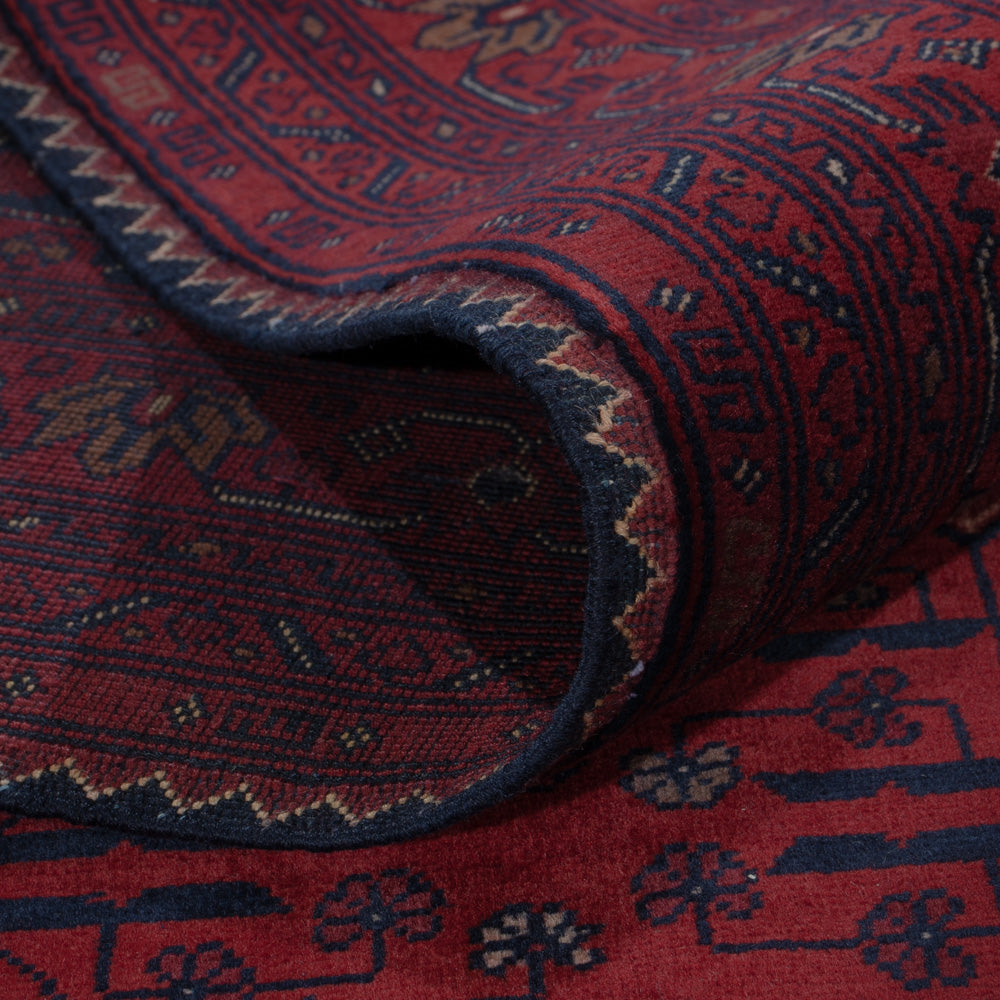Afghan Rug - Royal - 299 x 198 cm - dark red