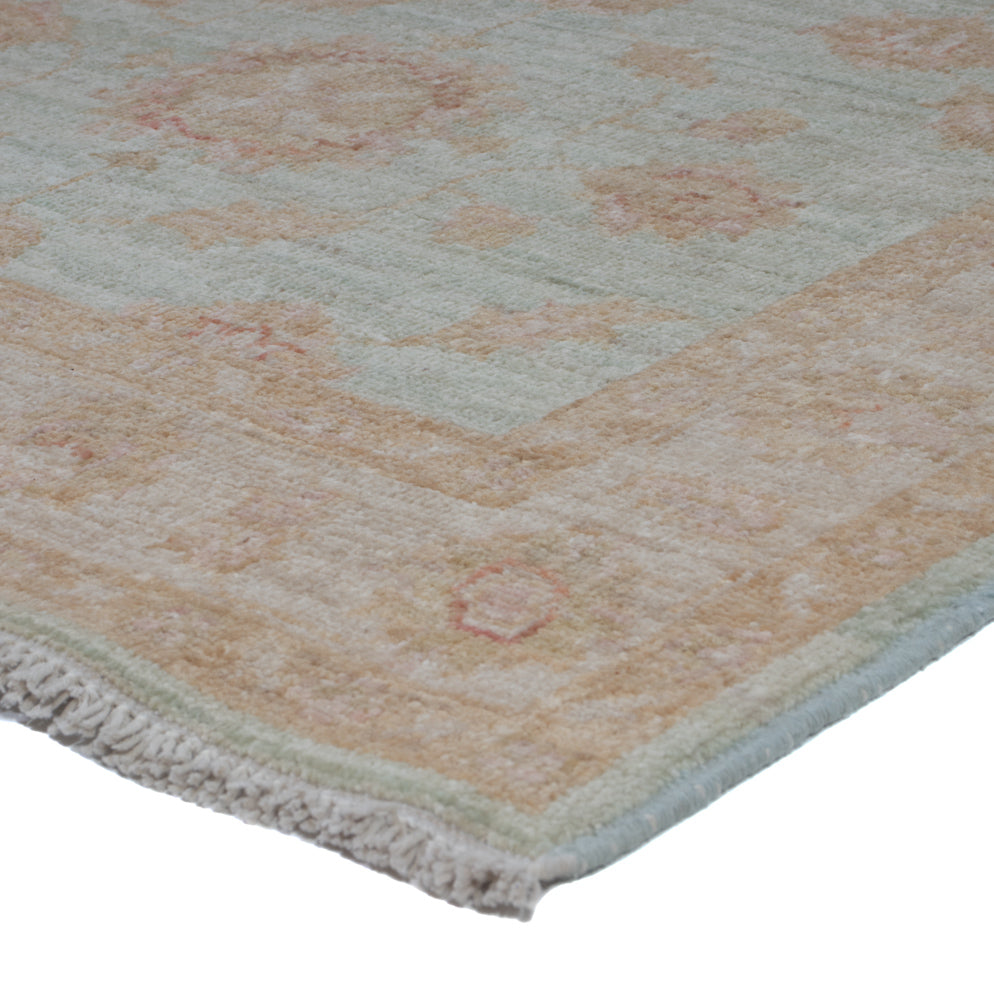 Läufer Ziegler - 255 x 83 cm - hellblau