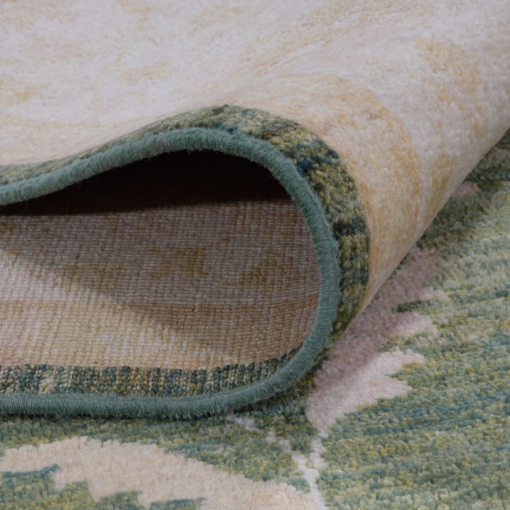 Ziegler Teppich - 232 x 169 cm - grün