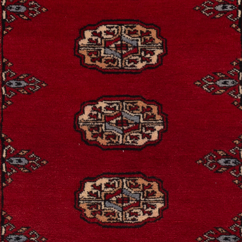 Runner Pakistani Rug - 197 x 78 cm - red