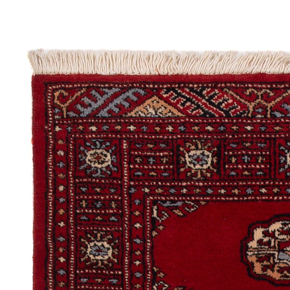 Runner Pakistani Rug - 197 x 78 cm - red
