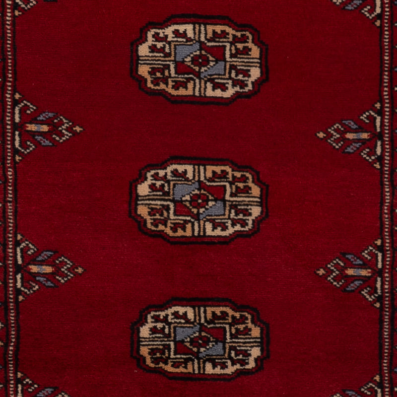 Runner Pakistani Rug - 203 x 78 cm - red
