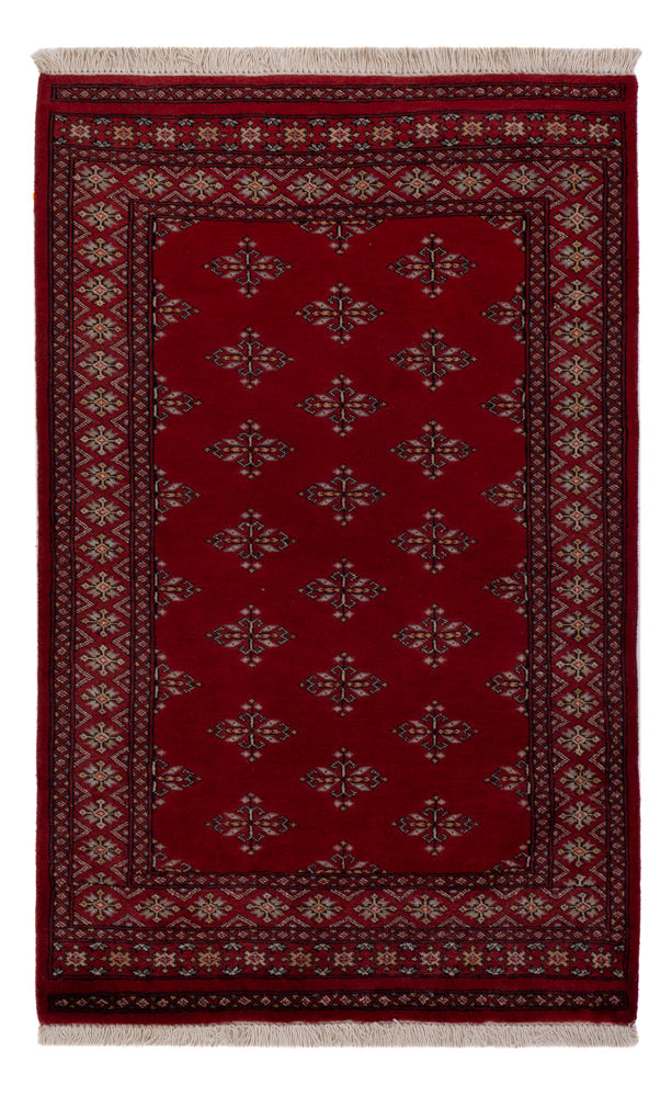 Pakistani Rug - 152 x 95 cm - red