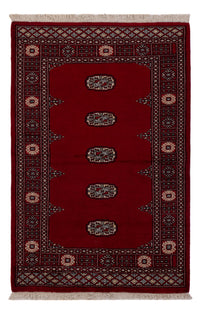 Pakistan Teppich - 147 x 96 cm - rot