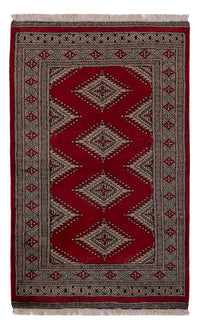 Pakistani Rug - 152 x 94 cm - red