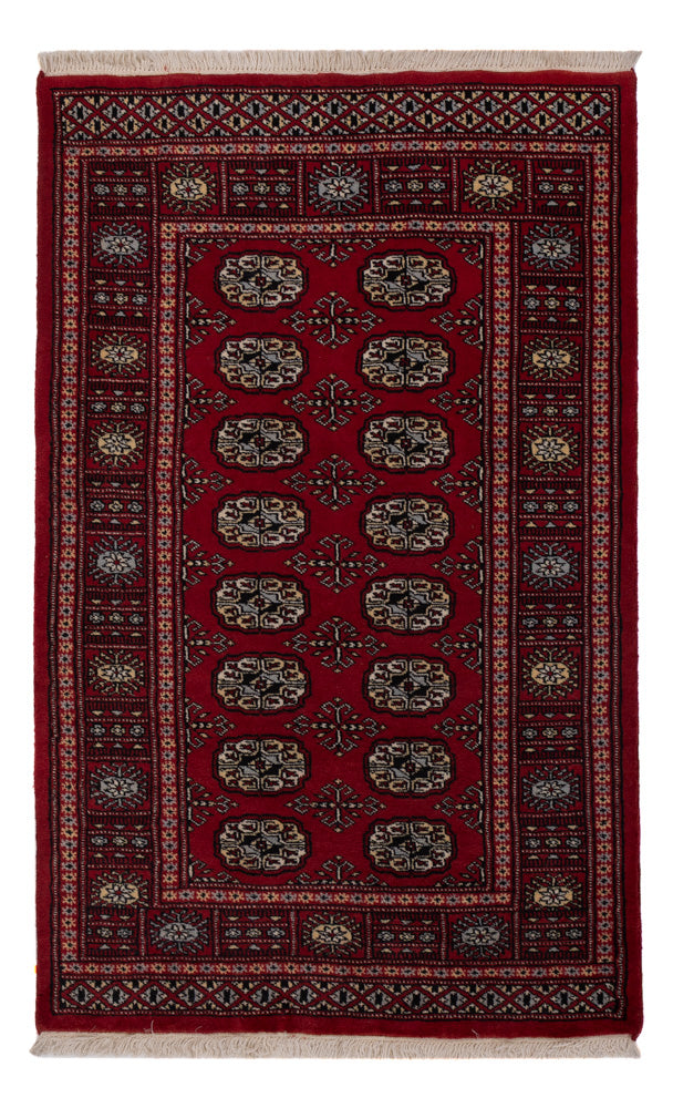 Pakistani Rug - 150 x 95 cm - red