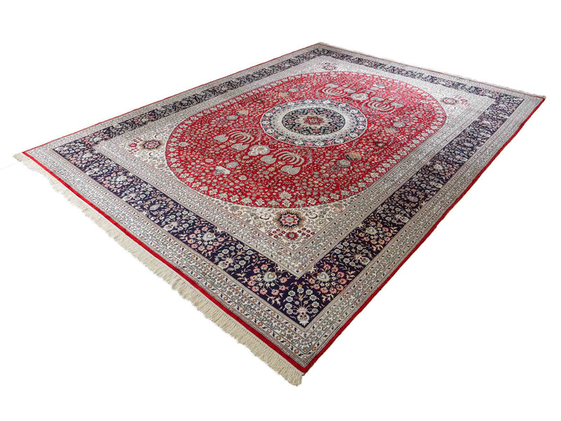 Chinese Silk Rug 370x272cm - Oriental Rug