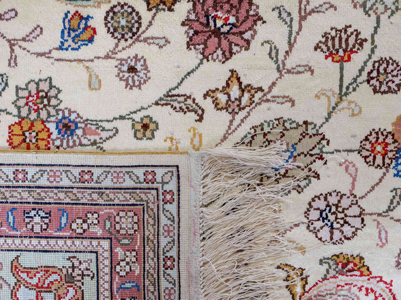 Silk Rug - Chinese Silk - 366 x 277 cm - beige