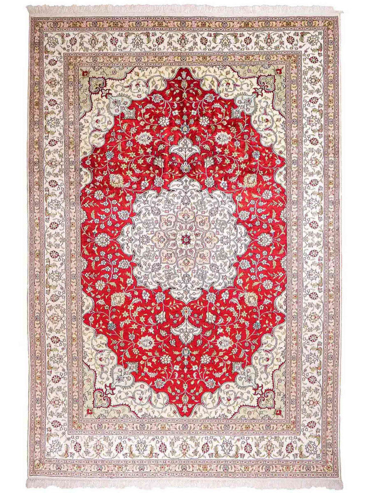Chinese Silk Rug 182x276cm - Oriental Rug