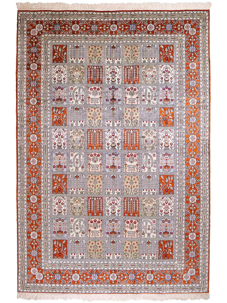Chinese Silk Rug 268x181cm - Oriental Rug