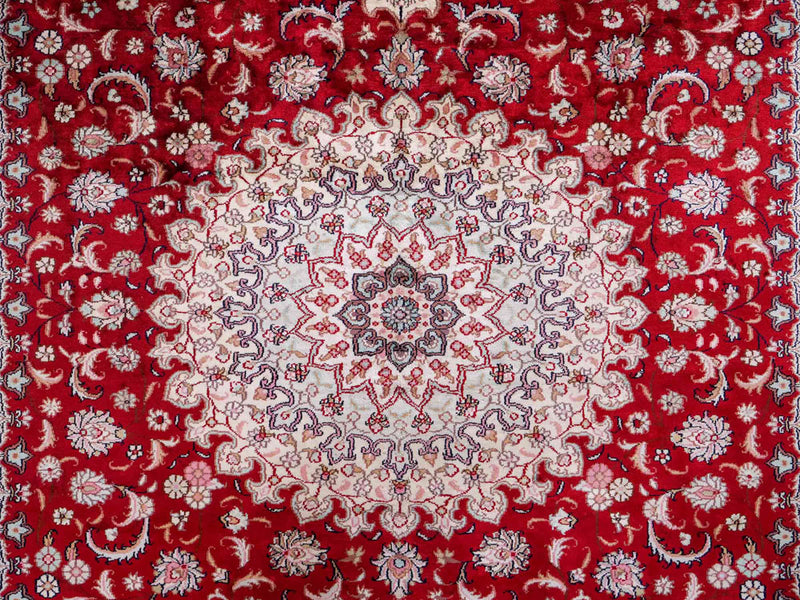 Chinese Silk Rug 263x180cm - Oriental Rug