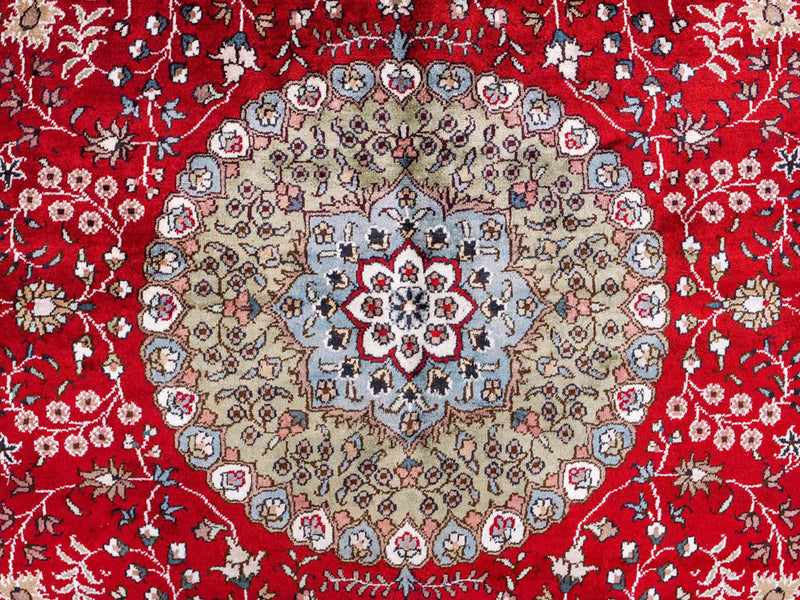 Chinese Silk Rug 246x152cm - Oriental Rug