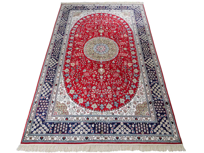 Chinese Silk Rug 246x152cm - Oriental Rug