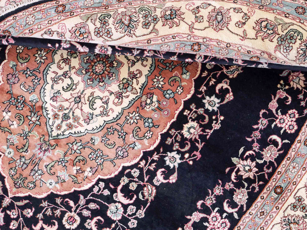 Silk Rug - Chinese Silk - 238 x 153 cm - anthracite