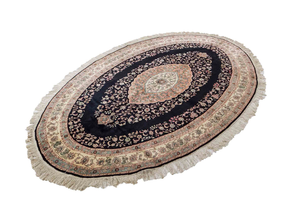 Silk Rug - Chinese Silk - 238 x 153 cm - anthracite