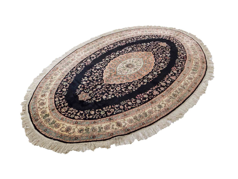 Silk Rug - Chinese Silk - 238 x 153 cm - anthracite