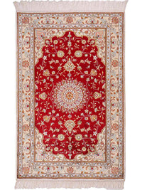 Chinese Silk Rug 120x77cm - Oriental Rug – product image