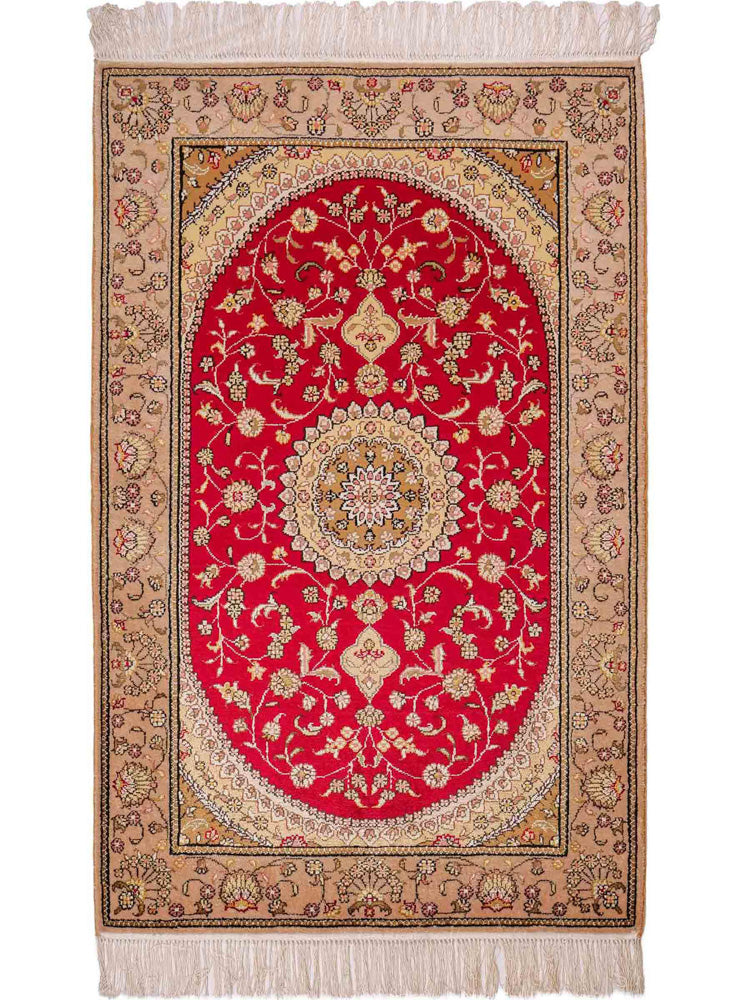 Chinese Silk Rug 78x121cm - Oriental Rug