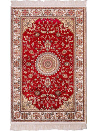 Chinese Silk Rug 117x77cm - Oriental Rug – product image