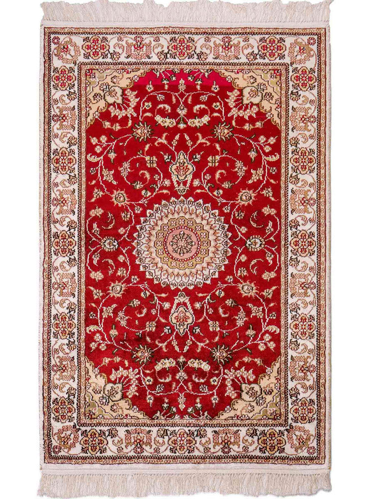 Chinese Silk Rug 117x77cm - Oriental Rug