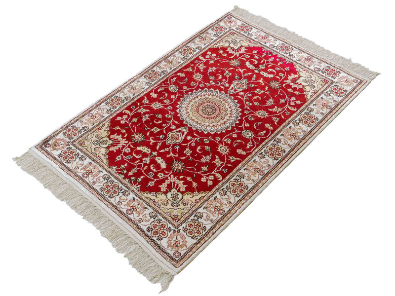 Chinese Silk Rug 117x77cm - Oriental Rug