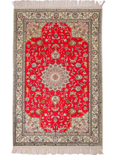 Chinese Silk Rug 78x122cm - Oriental Rug