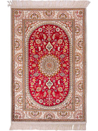 Chinese Silk Rug 81x122cm - Oriental Rug – product image