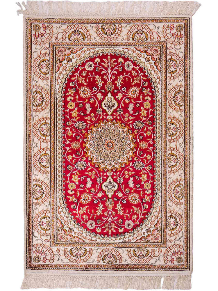 Chinese Silk Rug 81x122cm - Oriental Rug