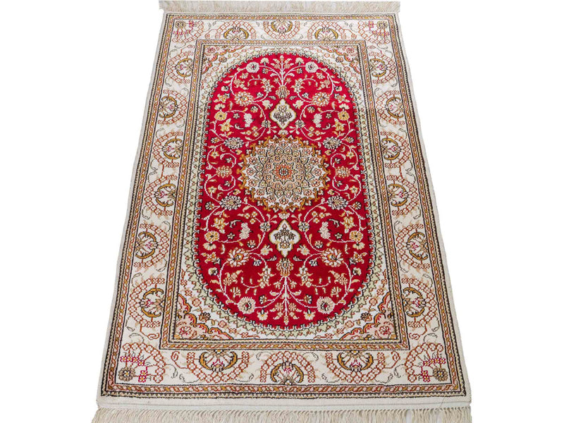 Chinese Silk Rug 81x122cm - Oriental Rug