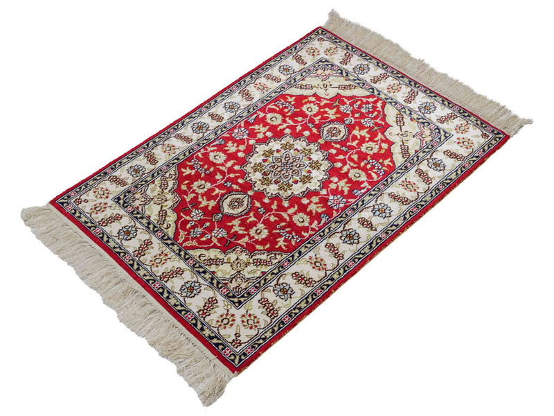 Chinese Silk Rug 60x89cm - Oriental Rug
