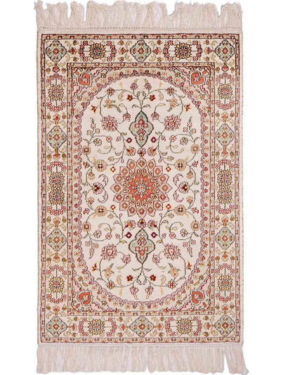 Chinese Silk Rug 59x89cm - Oriental Rug