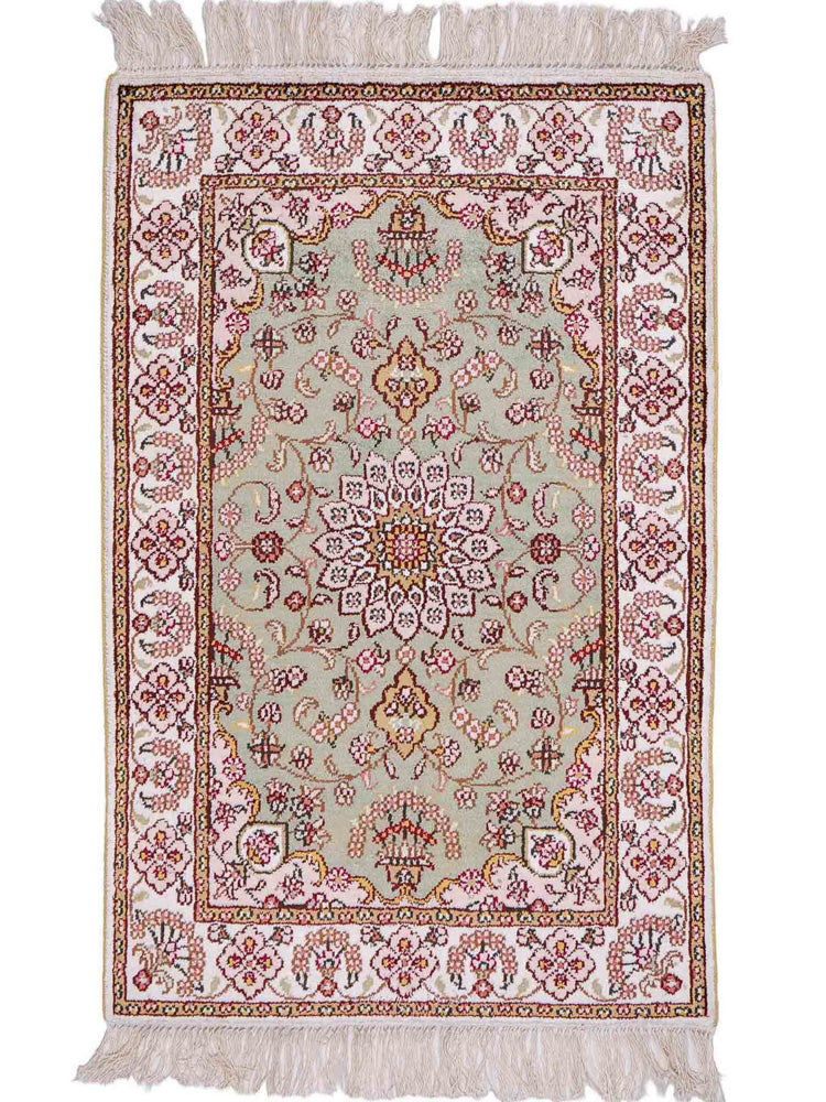 Chinese Silk Rug 63x92cm - Oriental Rug