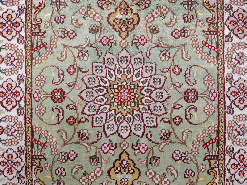 Chinese Silk Rug 63x92cm - Oriental Rug