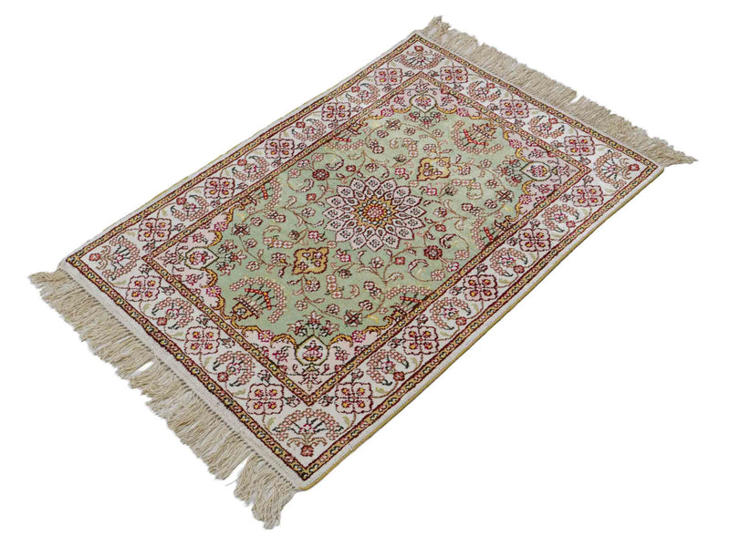 Chinese Silk Rug 63x92cm - Oriental Rug