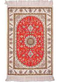 Chinese Silk Rug 93x61cm - Oriental Rug – product image