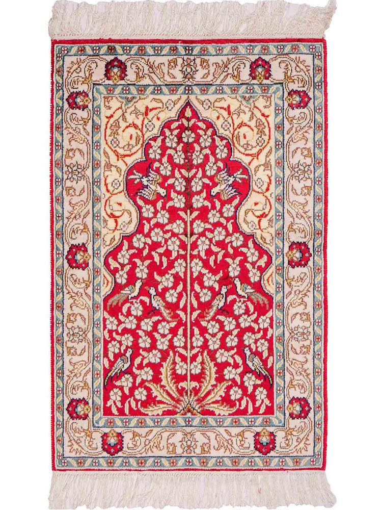 China Seide Rug 87x58cm - Oriental Rug