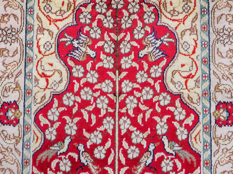 China Seide Rug 87x58cm - Oriental Rug
