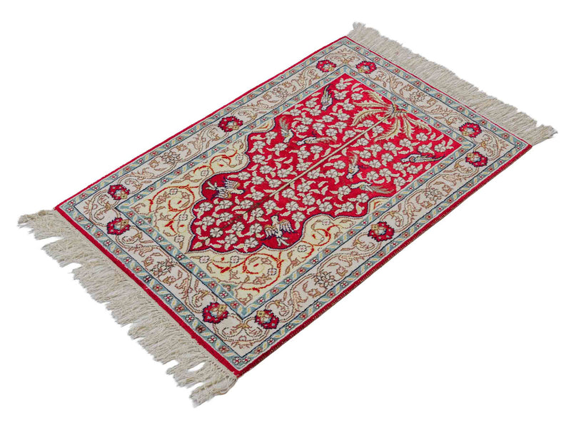 China Seide Rug 87x58cm - Oriental Rug
